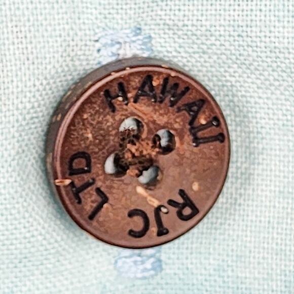 Kalaheo Hawaiian Shirt XL Size Men's USS Arizona Oklahoma Memorial Button Up - Picture 10 of 10